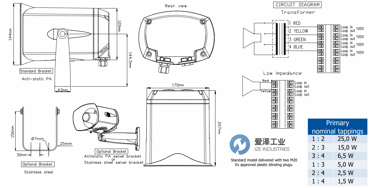DNH防爆揚(yáng)聲器DSP-15EEXMN(T) 愛(ài)澤工業(yè)ize-industries.png DNH防爆揚(yáng)聲器DSP-15EEXMN(T) 愛(ài)澤工業(yè)ize-industries.png
