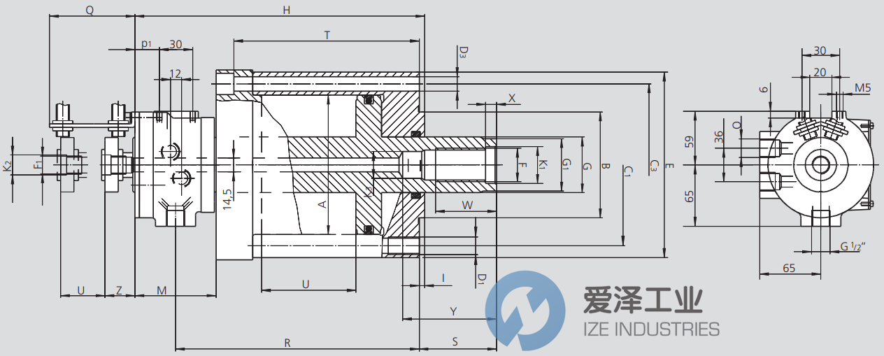 SMW旋轉(zhuǎn)液壓缸SIN-L-100 愛(ài)澤工業(yè) ize-industries (2).png