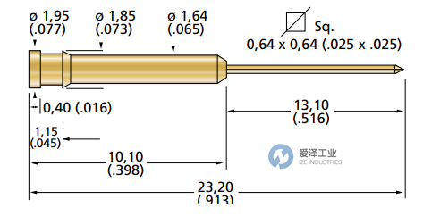FIXTEST探針S29.00-W 愛(ài)澤工業(yè) izeindustries.png