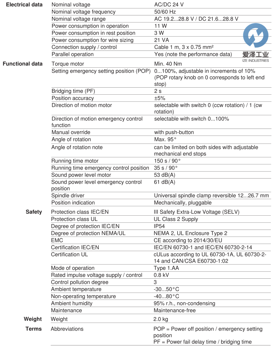 BELIMO風(fēng)閥執(zhí)行器GK24A-1 愛(ài)澤工業(yè)izeindustries (2).png