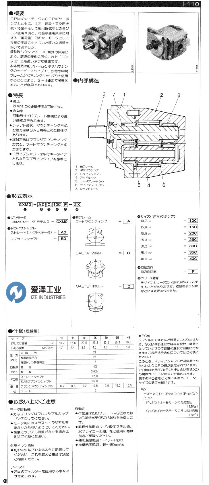 UCHIDA液壓泵GXM系列 愛(ài)澤工業(yè) izeindustries.png